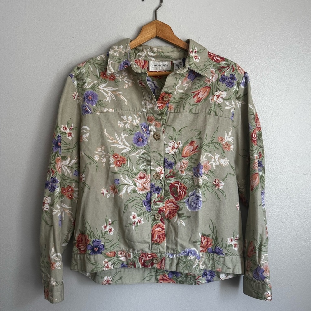 Vintage Lemon Grass Cotton Jacket
